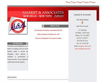 Tablet Screenshot of amarjitassociates.com